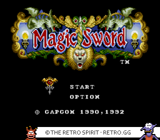 Game screenshot of Magic Sword
