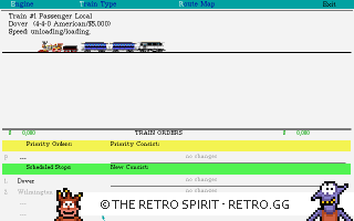 Game screenshot of Sid Meier's Railroad Tycoon Deluxe