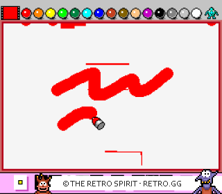 Game screenshot of Mario Paint