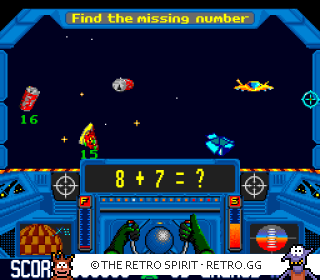Game screenshot of Math Blaster: Episode 1