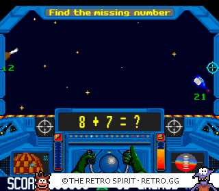 Game screenshot of Math Blaster: Episode 1