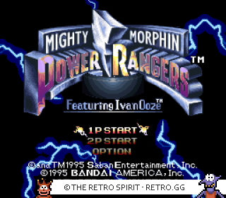 Game screenshot of Mighty Morphin Power Rangers: The Movie