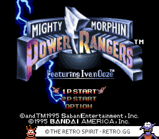 Game screenshot of Mighty Morphin Power Rangers: The Movie