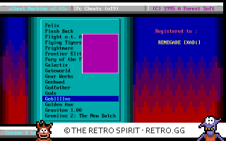 Game screenshot of Cheat Machine 2.03
