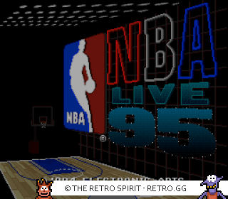 Game screenshot of NBA Live 95