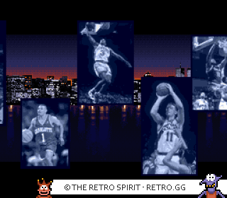 Game screenshot of NBA Live 96