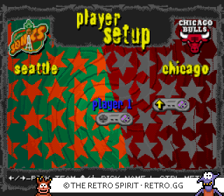 Game screenshot of NBA Live 97