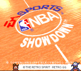 Game screenshot of NBA Showdown