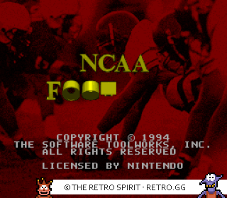 Game screenshot of NCAA Football