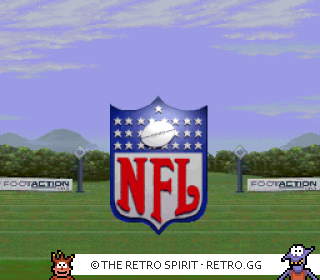 Game screenshot of NFL Quarterback Club
