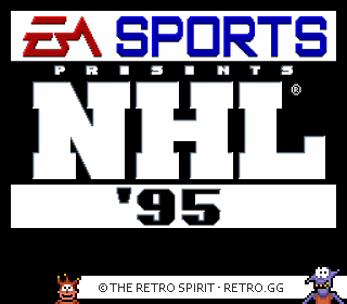 Game screenshot of NHL 95