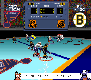 Game screenshot of NHL Stanley Cup