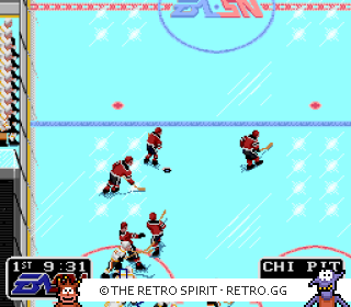 Game screenshot of NHLPA Hockey '93