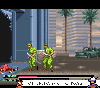 Game screenshot of Ninja Warriors