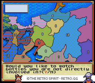 Game screenshot of Nobunaga's Ambition