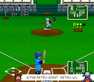 Game screenshot of Nolan Ryan's Baseball