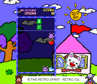 Game screenshot of Nontan to Issho: Kurukuru Puzzle