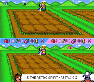 Game screenshot of Oraga Land Shusai: Best Farmer Shuukaku-Sai
