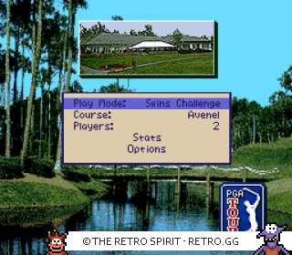 Game screenshot of PGA Tour 96