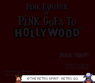 Game screenshot of Pink Goes to Hollywood
