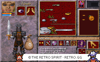 Game screenshot of Anvil of Dawn