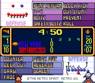 Game screenshot of Pro Quarterback