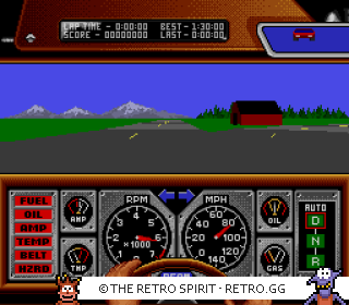 Game screenshot of Race Drivin'