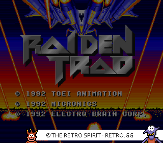 Game screenshot of Raiden Trad