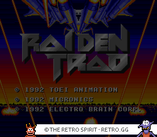 Game screenshot of Raiden Trad
