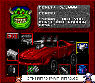 Game screenshot of Rock n' Roll Racing