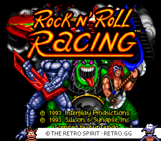 Game screenshot of Rock n' Roll Racing