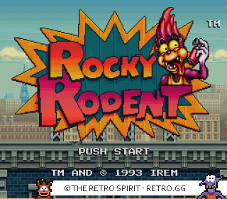 Game screenshot of Rocky Rodent