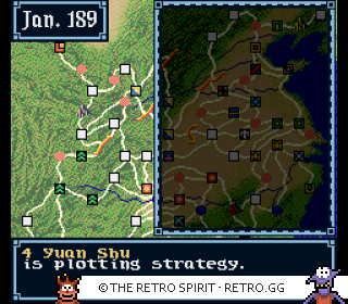Game screenshot of Romance of the Three Kingdoms III: Dragon of Destiny
