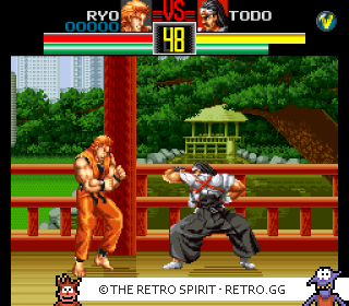 Game screenshot of Ryuuko no Ken 2