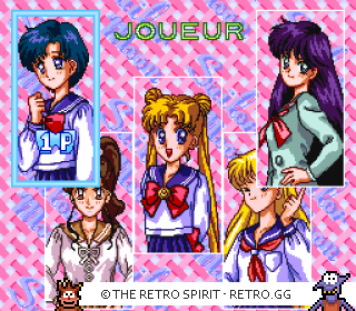 Game screenshot of Sailor Moon