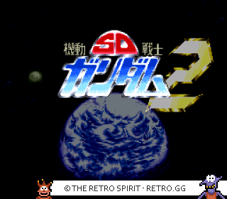 Game screenshot of SD Kidou Senshi Gundam 2