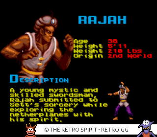 Game screenshot of Shaq Fu