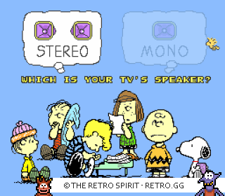 Game screenshot of Snoopy Concert