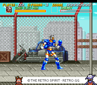 Game screenshot of Sonic Blast Man
