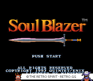 Game screenshot of Soul Blazer