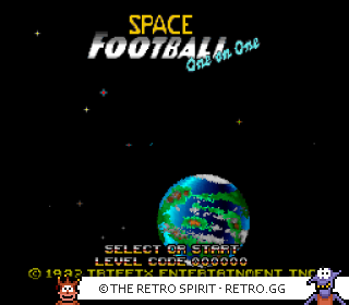 Game screenshot of Space Football: One on One