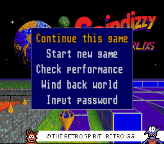 Game screenshot of Spindizzy Worlds
