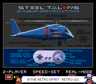Game screenshot of Steel Talons