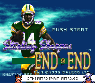 Game screenshot of Sterling Sharpe: End 2 End