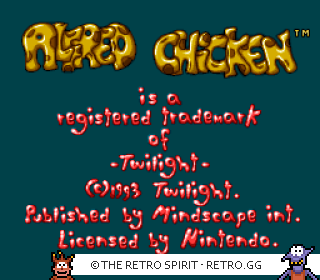 Game screenshot of Super Alfred Chicken