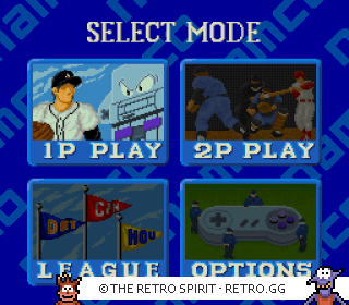 Game screenshot of Super Batter Up