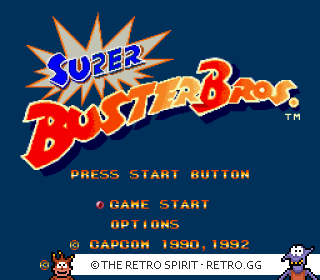 Game screenshot of Super Buster Bros.