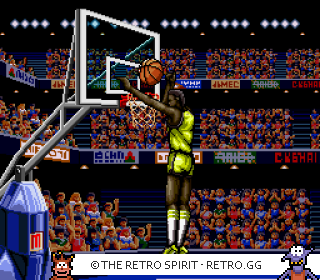 Game screenshot of Super Dunk Star