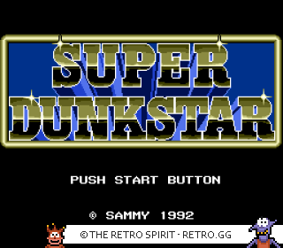 Game screenshot of Super Dunk Star