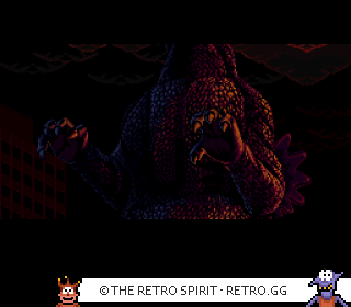 Game screenshot of Super Godzilla
